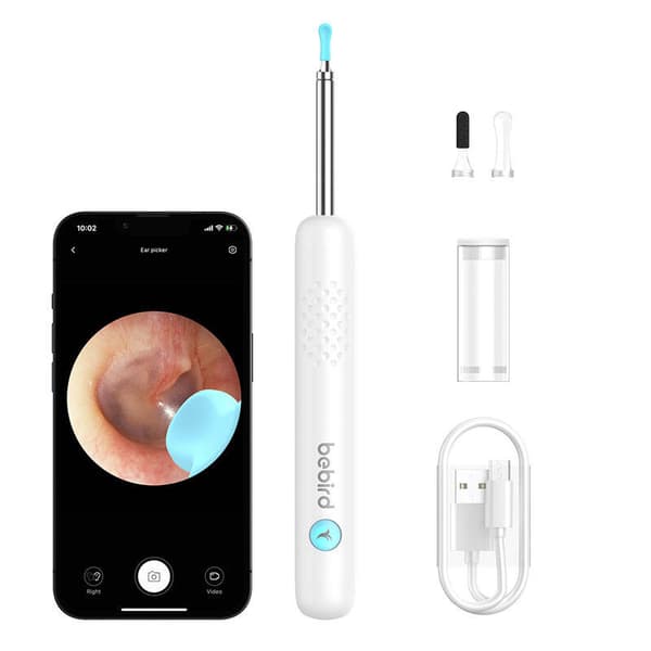 Smart Visual Ear-Clean Rod Bebird R1 vit