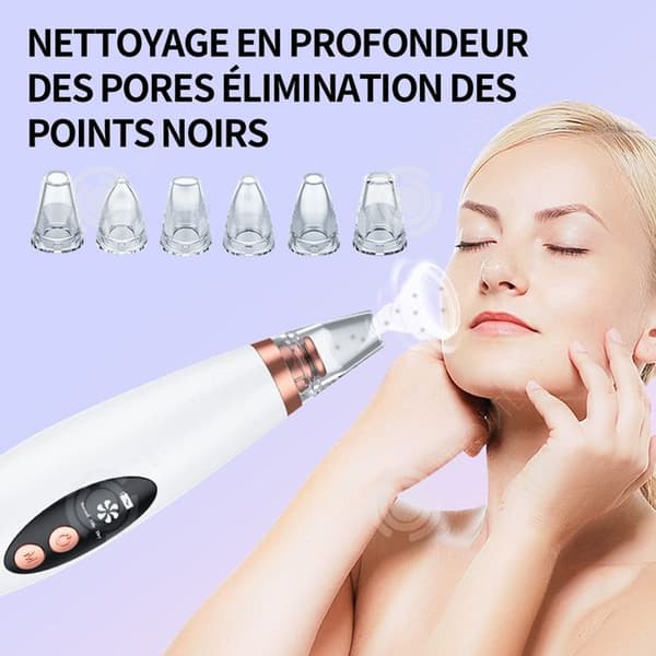 INN Blackhead Dammsugare 5 i 1 porrengöring Uppladdningsbar Blackhead Extractor Ansiktshudscrubber Hudskrubber