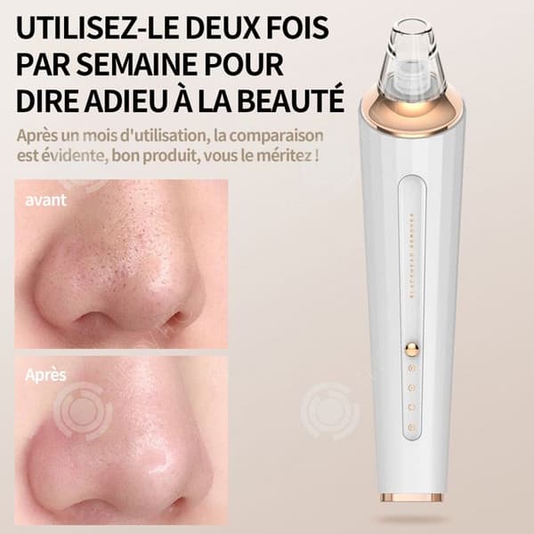 INN Blackhead Dammsugare 5 i 1 porrengöring Uppladdningsbar Blackhead Extractor Ansiktshudscrubber Hudskrubber