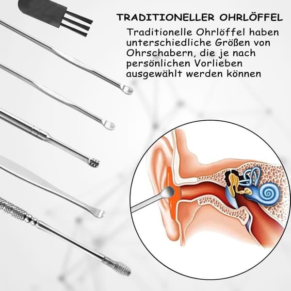 6st Öronplockningsset - Enkel Vaxrengöring