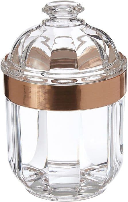 Premier husgeråd - 1601669 - Rose Gold Akryl Transparent Box 10 x 10 x 15 cm