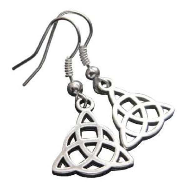 Örhängen - Triquetra - Keltisk triangel - Symbol