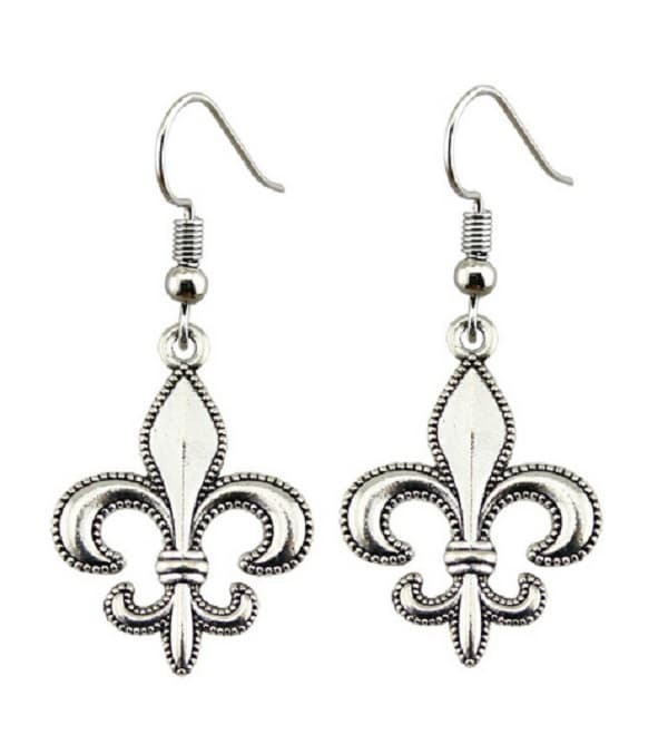 Earrings/Korvakorut - French Lily - Fleur de Lis