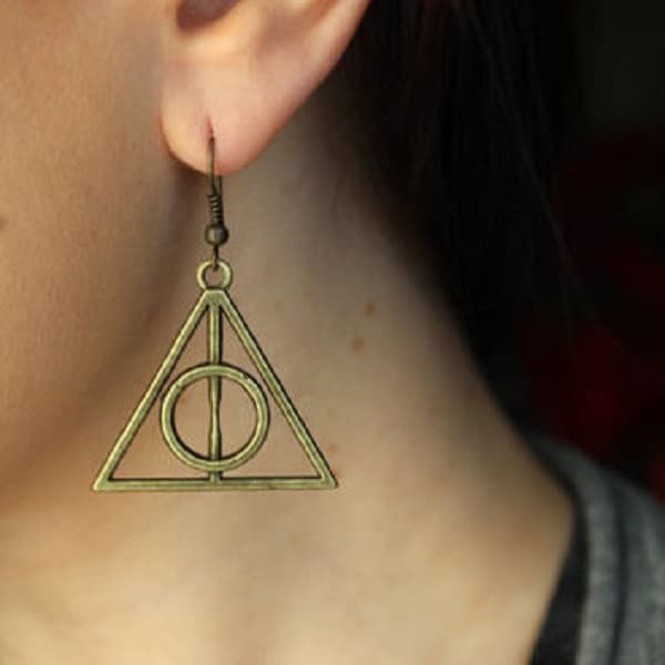 Earrings - Deathly Hallows - Harry Potter - Bronze