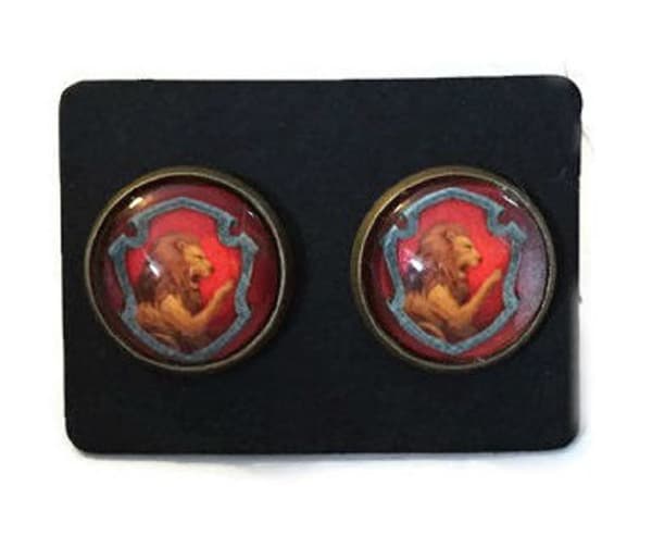 Earrings - Gryffindor - Harry Potter - Studs - Bronze