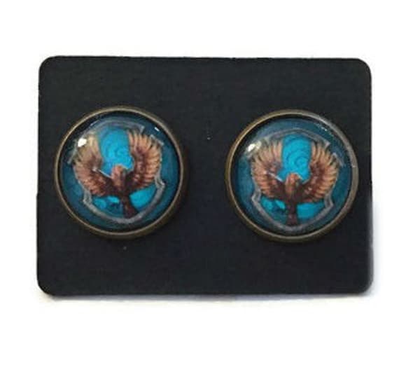 Earrings - Ravenclaw - Harry Potter - Studs - Bronze