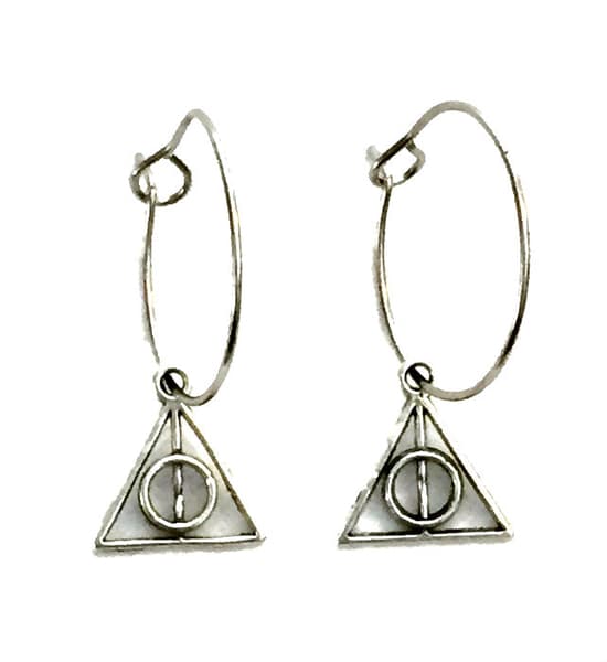Earrings - Creoles - Deathly Hallows - Harry Potter - Two Sizes