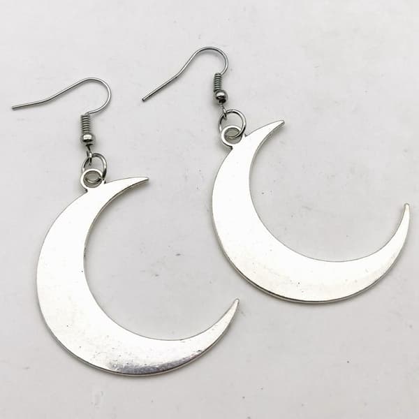 Earrings - Crescent Moon - Large