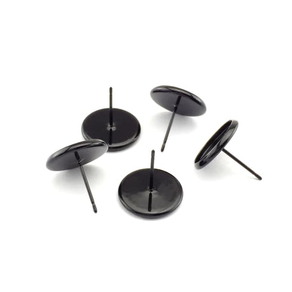 Earrings - Female Symbol - Venus - Black/White - Studs