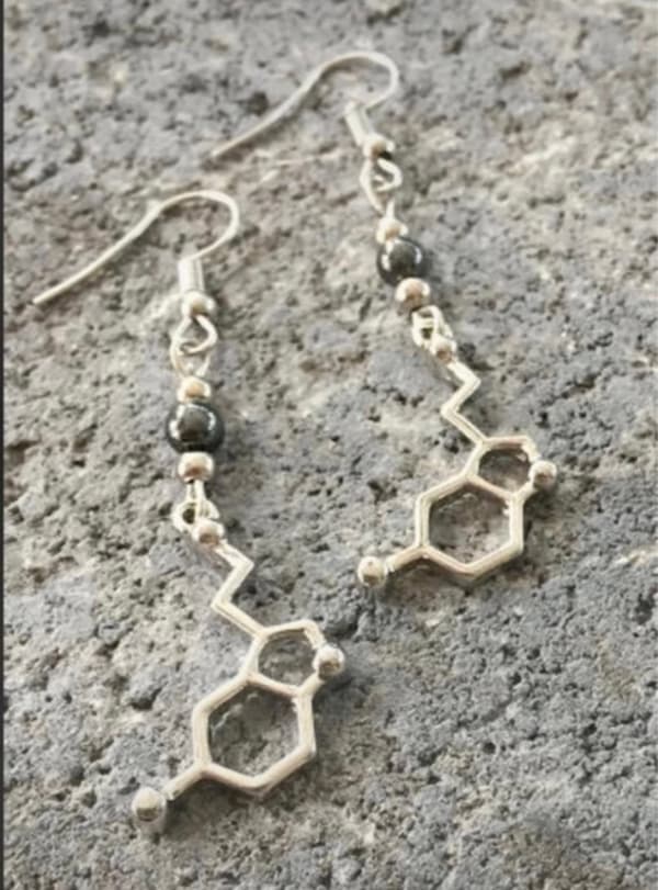Earrings - Seroninin - Hematite - Bead