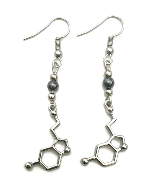 Earrings - Seroninin - Hematite - Bead