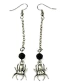 Pikkukuva 1 / 2: Earrings - Spider - Bead - Chain