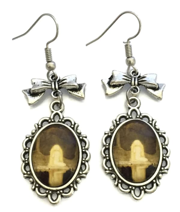 Earrings - Tuvstarr - John Bauer - Silver - Frame