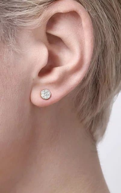 Snö - Pi Stone Ear 6mm s/clear