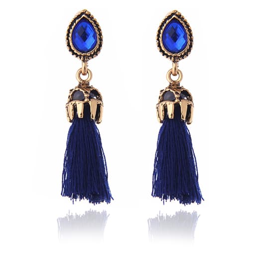 Örhängen vintage tassels diamant