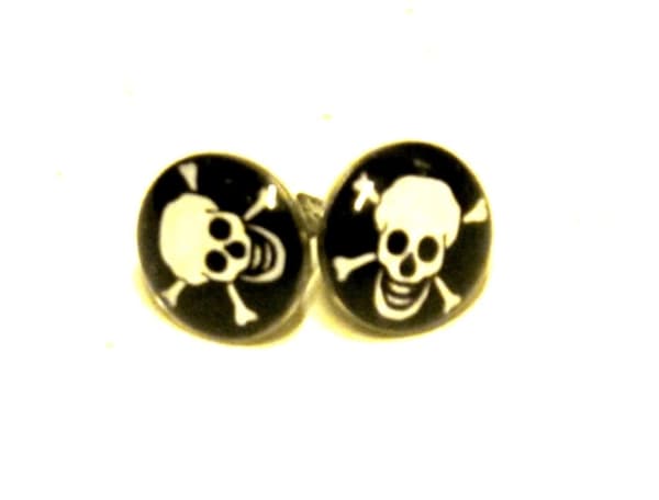Knap øreringe - Skull