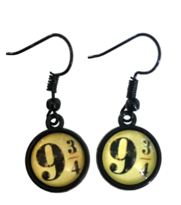Earrings - Platform 9 3/4 - Harry Potter - Black