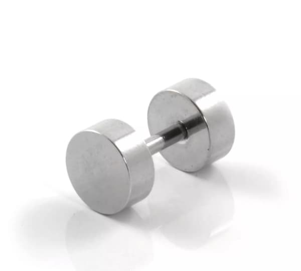 Fake Plug - Sølvfarget