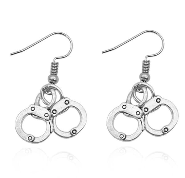 Earrings - Handcuffs