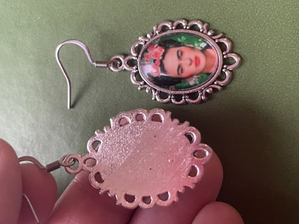 Earrings - Frida Kahlo - Silver