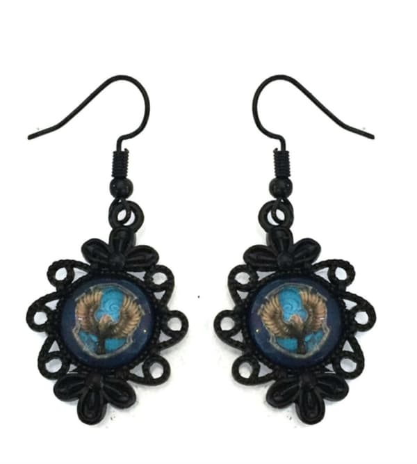 Earrings - Ravenclaw - Harry Potter - Black