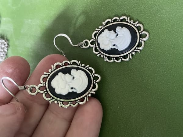 Earrings - Camé - Woman - Black