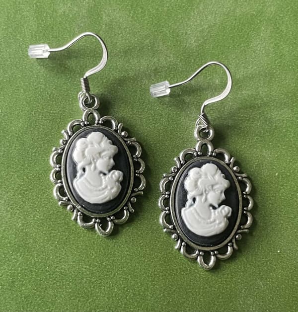 Earrings - Camé - Woman - Black