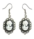 Pikkukuva 1 / 5: Earrings - Camé - Woman - Black