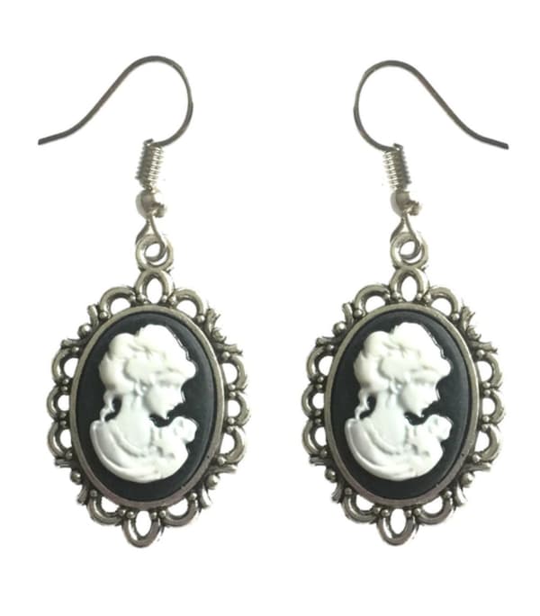 Earrings - Camé - Woman - Black