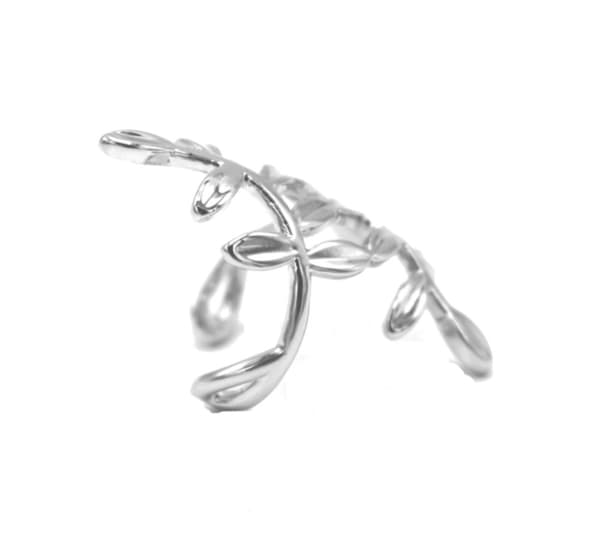 Sølvfarvet Ear cuff