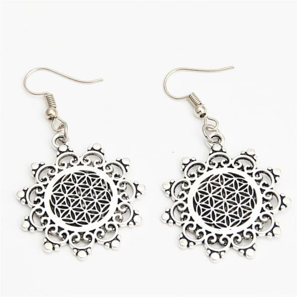 Earrings - Flower of Life