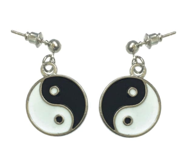 Earrings - Yin Yang - Pin