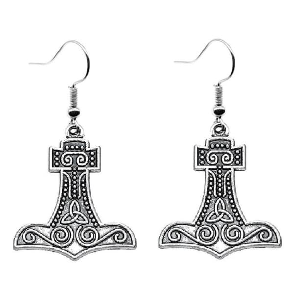 Earrings - Thor's Hammer - Mjollnir - Norse Mythology
