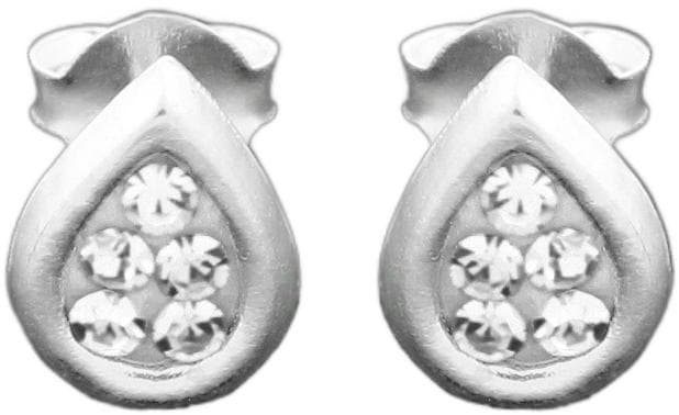 Äkta 925 Sterling Silver & Kristall Örhängen