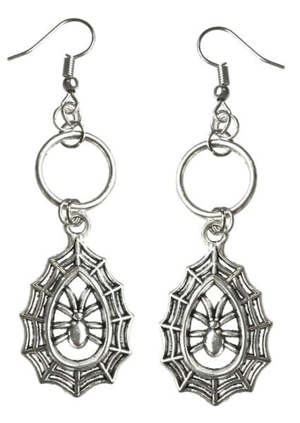 Earrings - Spiderweb - Ring