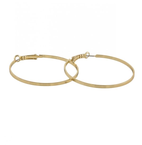 Snö - Moe Ring Ear 40mm Plain Guld 40mm