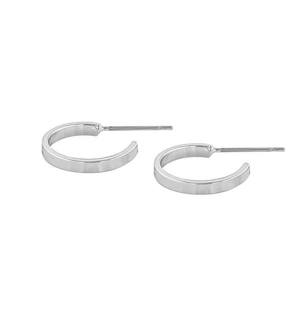 Snö - Moe Ring Ear 15mm Plain Silver 15mm
