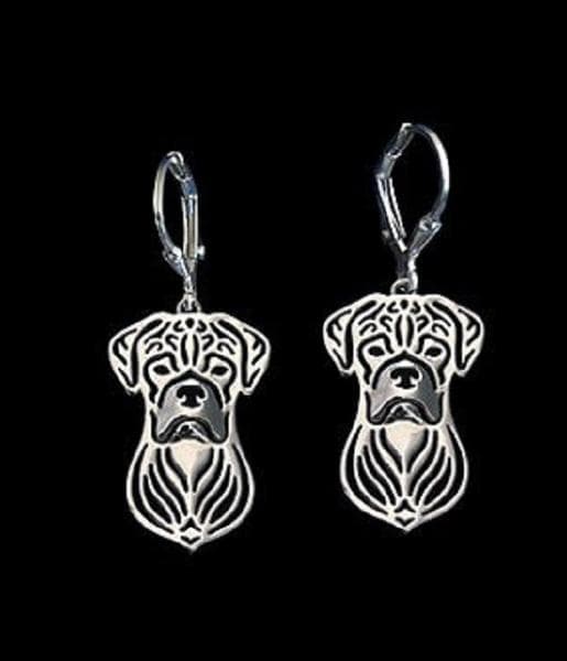 Örhängen Boxer Hund Djurälskare Dog