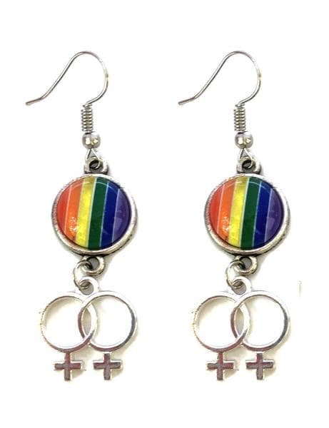 Örhängen Pride Feminist Gay Lesbisk Regnbågssmycke HBTQ LGBT