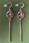 Miniatyrbillede 2 af 2: Earrings - Frida Kahlo - Stainless steel - Stick