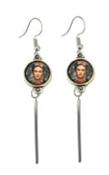 Miniatyrbillede 1 af 2: Earrings - Frida Kahlo - Stainless steel - Stick