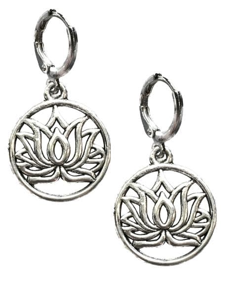 Earrings - Creoles - Lotusflower - Small