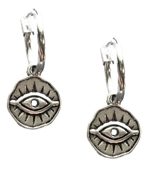Örhängen Creoler Horus Udjat Ras öga Beskydd Amulett Egyptisk