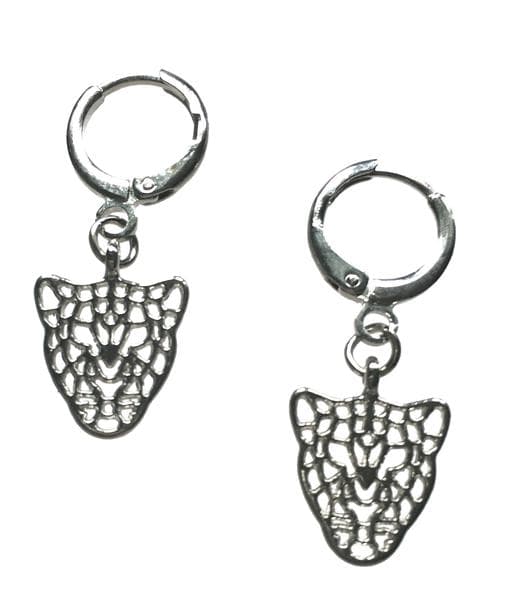 Earrings - Creoles - Leopard