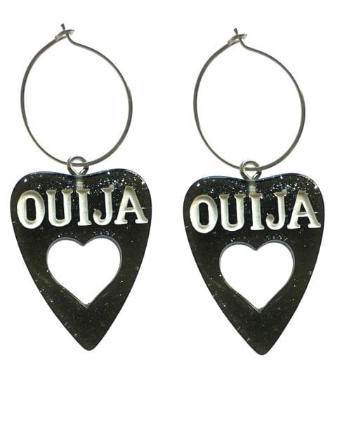 Earrings - Creoles - Ouija - Acrylic