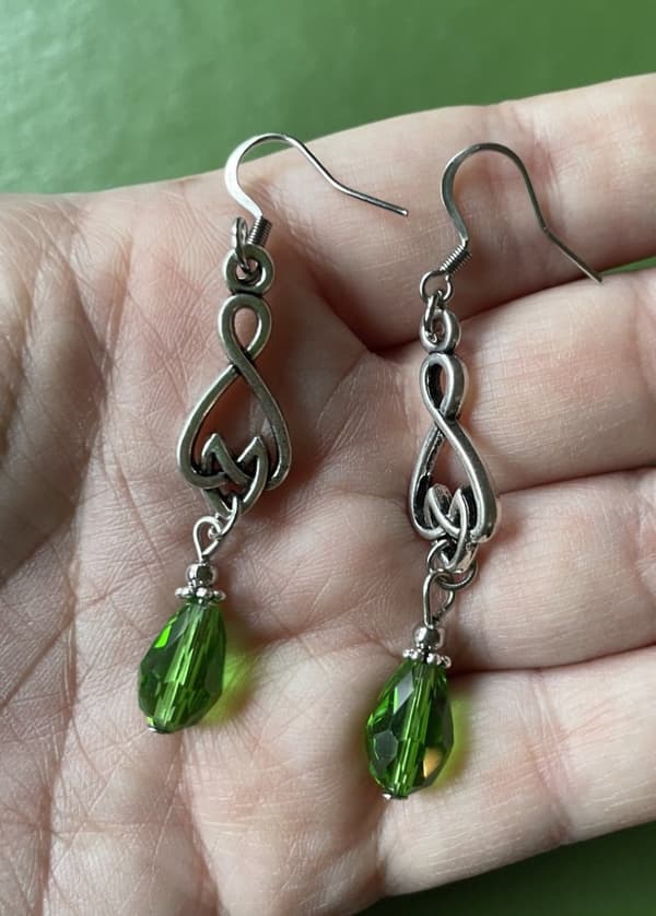 Earrings - Celtic Knot - Trinity - Drop