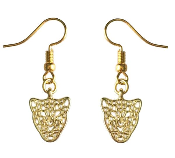 Earrings - Leopard - Gold