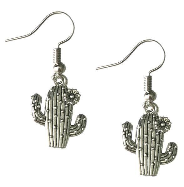 Earrings - Cactus