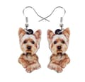 Pikkukuva 1 / 4: Earrings - Yorkshire terrier - Acrylic