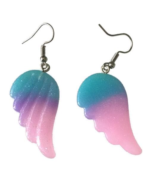 Earrings - Wings - Three colours - Acrylic